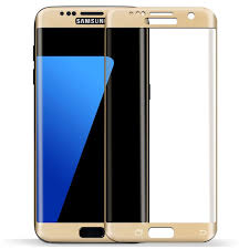 PROTECTOR PANTALLA TEMPERADO DORADO SAMSUNG GALAXY S7 EDGE SM-G935 DORADO