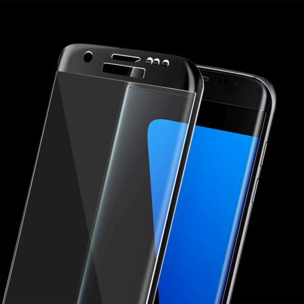 PROTECTOR PANTALLA TEMPERADO NEGRO SAMSUNG GALAXY S7 EDGE SM-G935 NEGRA